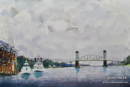 wilmington-plein-air-watercolor-painting wilmington-plein-air-watercolor-painting