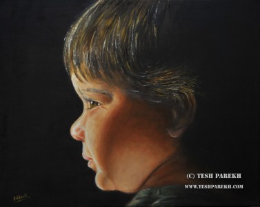 Ian. Oil on linen. 16x20. Portrait artist - Tesh Parekh